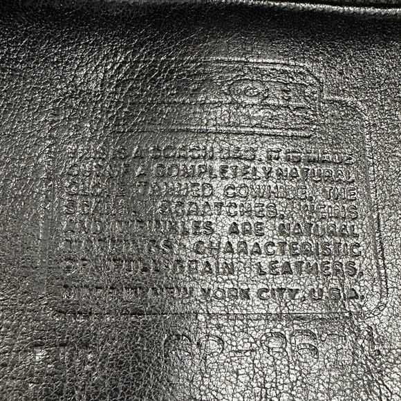 Coach Vintage Black Leather Tote Bag - Picture 6 of 8